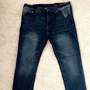 Dark Blue Denim Jeans